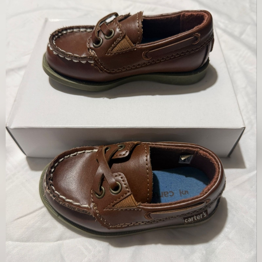 Carter's Brown Moccasin Kids Shoes